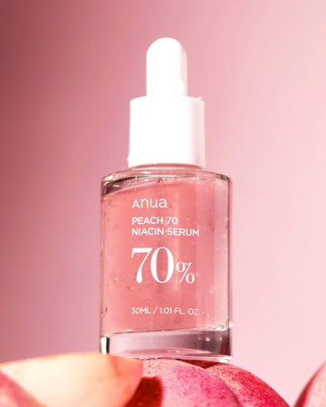 ANUA Peach 70% Niacinamide Serum | Brightening & Hydrating Face Serum for Radiant, Glass Skin