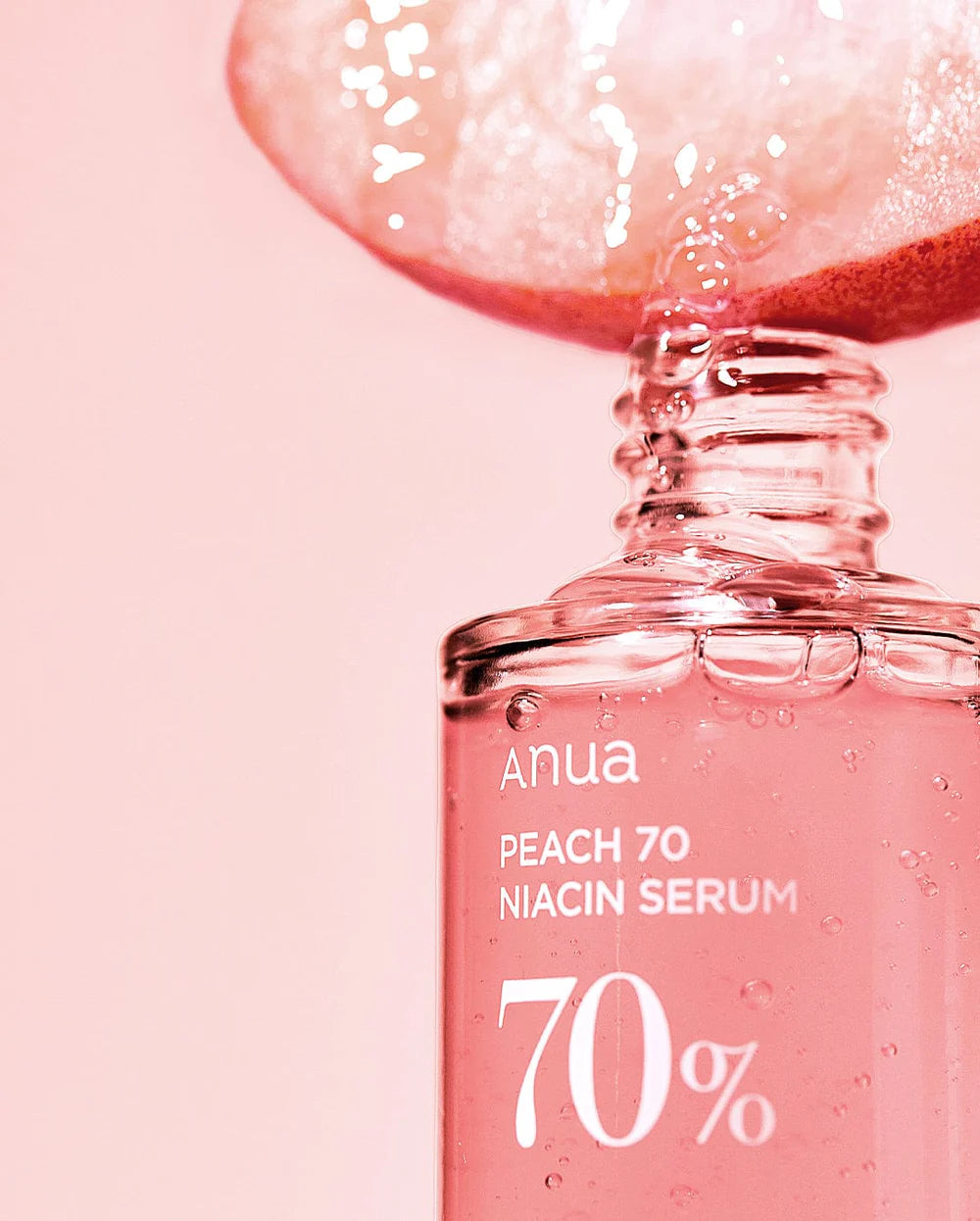 ANUA Peach 70% Niacinamide Serum | Brightening & Hydrating Face Serum for Radiant, Glass Skin