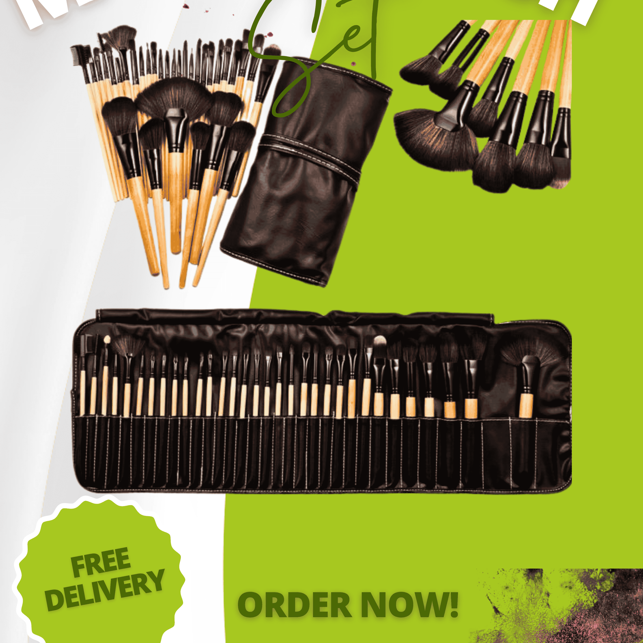 Makeup Brush Set – 10-Piece Premium Kit